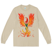 Mushroom X-Men Jean Grey Phoenix Cosmic Flames Long Sleeve Tee - ArtChic