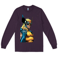 Plum wolverine 3 Long Sleeve Tee - ArtChic