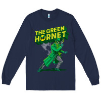 Navy the vintage green hornet Long Sleeve Tee - ArtChic