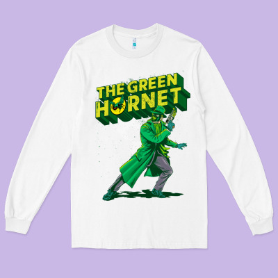 The Vintage Green Hornet Long Sleeve Tee Designed By Artchic