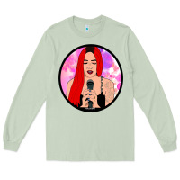 Matcha red hair girl singing Long Sleeve Tee - ArtChic