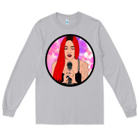 Moon Dust red hair girl singing Long Sleeve Tee - ArtChic