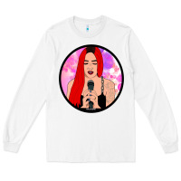 White red hair girl singing Long Sleeve Tee - ArtChic