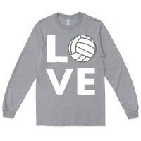 Heather Grey girls love volleyball Long Sleeve Tee - ArtChic