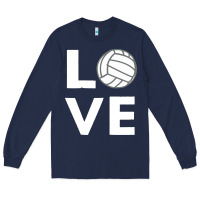 Navy girls love volleyball Long Sleeve Tee - ArtChic