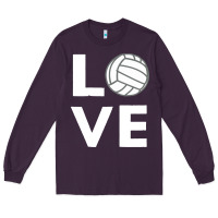 Plum girls love volleyball Long Sleeve Tee - ArtChic