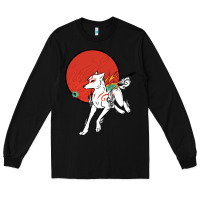 Black Okami Long Sleeve Tee - ArtChic