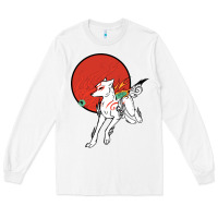 White Okami Long Sleeve Tee - ArtChic