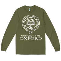 Army Green oxford university campus Long Sleeve Tee - ArtChic
