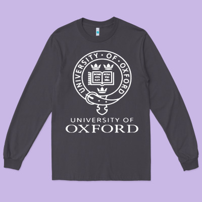 Oxford University Campus Long Sleeve Tee Designed By Artchic
