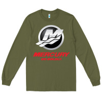 Army Green Mercury Marine Outboard Boat Long Sleeve Tee - ArtChic