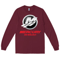 Burgundy Mercury Marine Outboard Boat Long Sleeve Tee - ArtChic