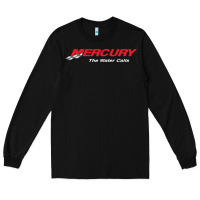 Black Mercury Marine Outboard Boat Long Sleeve Tee - ArtChic