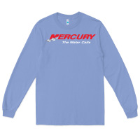 Colony Blue Mercury Marine Outboard Boat Long Sleeve Tee - ArtChic