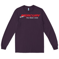 Plum Mercury Marine Outboard Boat Long Sleeve Tee - ArtChic