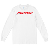 White Mercury Marine Outboard Boat Long Sleeve Tee - ArtChic
