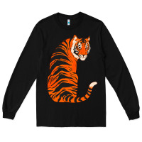 Black tiger Long Sleeve Tee - ArtChic