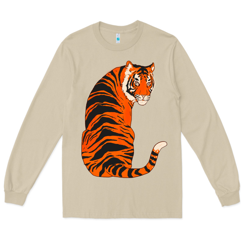 Tiger Long Sleeve Tee by ArtChic | Teevron
