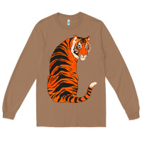 Toasted Coconut tiger Long Sleeve Tee - ArtChic