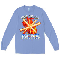 Colony Blue hot cross buns t shirt Long Sleeve Tee - ArtChic