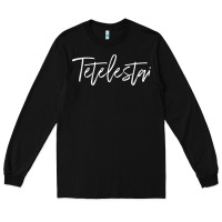 Black Tetelestai, Greek It Is Finished, Christian Easter Long Sleeve Tee - ArtChic