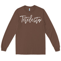 Chestnut Tetelestai, Greek It Is Finished, Christian Easter Long Sleeve Tee - ArtChic