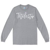 Heather Grey Tetelestai, Greek It Is Finished, Christian Easter Long Sleeve Tee - ArtChic