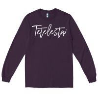 Plum Tetelestai, Greek It Is Finished, Christian Easter Long Sleeve Tee - ArtChic