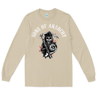 Mushroom horror skull sons of anarchy Long Sleeve Tee - ArtChic