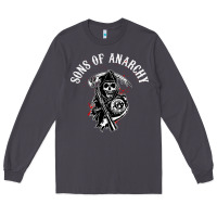 Smoke horror skull sons of anarchy Long Sleeve Tee - ArtChic