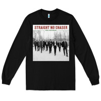 Black Straight No Chaser Social Christmasing Long Sleeve Tee - ArtChic