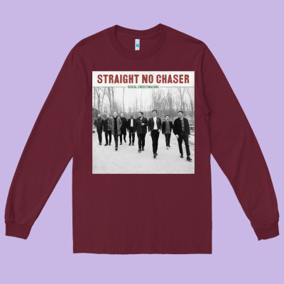 Straight No Chaser Social Christmasing Long Sleeve Tee Designed By Artchic