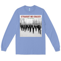 Colony Blue Straight No Chaser Social Christmasing Long Sleeve Tee - ArtChic