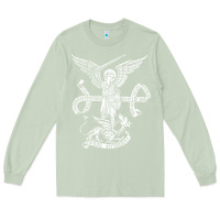 Matcha st michael archangel catholic angel defend us Long Sleeve Tee - ArtChic