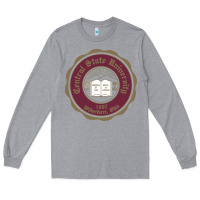 Heather Grey College of  central state Wilberfroce 1887 Long Sleeve Tee - ArtChic