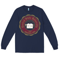 Navy College of  central state Wilberfroce 1887 Long Sleeve Tee - ArtChic