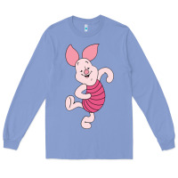 Colony Blue piglet Long Sleeve Tee - ArtChic