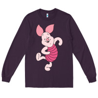Plum piglet Long Sleeve Tee - ArtChic