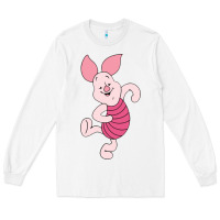 White piglet Long Sleeve Tee - ArtChic
