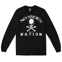 Black KENNY CHESNEY NO SHOES NATION Long Sleeve Tee - ArtChic