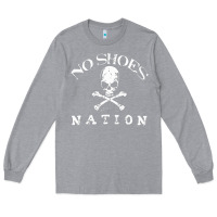 Heather Grey KENNY CHESNEY NO SHOES NATION Long Sleeve Tee - ArtChic