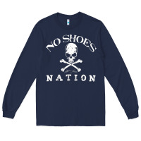 Navy KENNY CHESNEY NO SHOES NATION Long Sleeve Tee - ArtChic