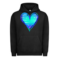 Pigment Black Mermaid Heart Urban Hoodie - Jasminsmagicworld