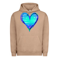 Pigment Burro Mermaid Heart Urban Hoodie - Jasminsmagicworld