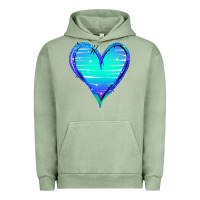 Pigment Oil Green Mermaid Heart Urban Hoodie - Jasminsmagicworld