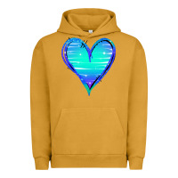 Pigment Peanut Butter Mermaid Heart Urban Hoodie - Jasminsmagicworld