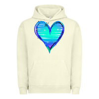 Pigment Pistachio Mermaid Heart Urban Hoodie - Jasminsmagicworld