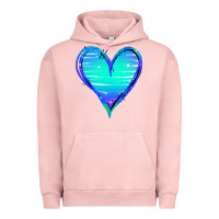 Pigment Salmon Mermaid Heart Urban Hoodie - Jasminsmagicworld