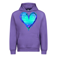 Tulip Mermaid Heart Urban Hoodie - Jasminsmagicworld