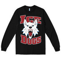 Black Fairbanks Ice Dogs Long Sleeve Tee - ArtChic